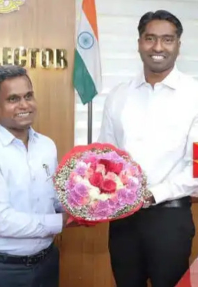 കാസര്‍കോട് ജില്ലാ കളക്ടറായി അര്‍ജ്ജുന്‍ പാണ്ഡ്യന്‍ ഐ എ എസ് ചുമതലയേറ്റു