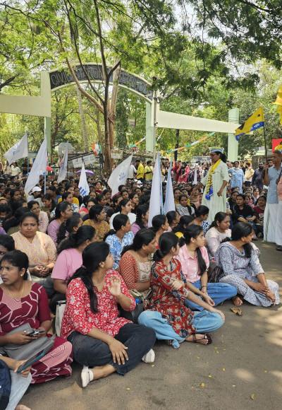 നഴ്സുമാരുടെ സമരത്തിന് ആം ആദ്മി പാർട്ടിയുടെ ഐക്യദാർഢ്യം; ശമ്പള വർദ്ധനവ് അടിയന്തരമായി നടപ്പിലാക്കണമെന്ന് ആവശ്യം
