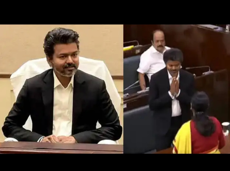 വിജയ്‌കാന്തിന്റെ ഭാര്യയോടുള്ള പെരുമാറ്റം : വിജയ്‌യെ പ്രശംസിച്ച്‌ ആരാധകര്‍