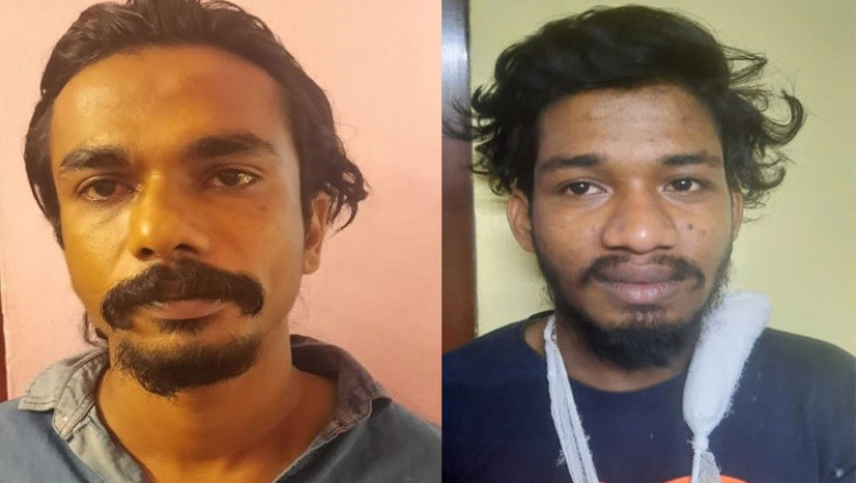 ആലങ്ങാട്  കരിങ്ങാംതുരുത്ത് ജംഗ്ഷനിൽ യുവാക്കളെ വധിക്കാൻ ശ്രമിച്ച കേസിൽ രണ്ടു പേർ അറസ്റ്റിൽ