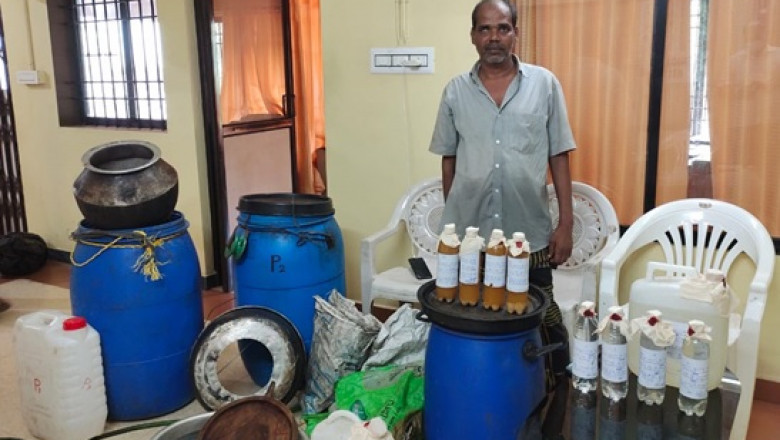 വ്യാജവാറ്റു കേന്രം നടത്തിയിരുന്ന സംഘത്തിലെ പ്രധാനി പിടിയില്‍