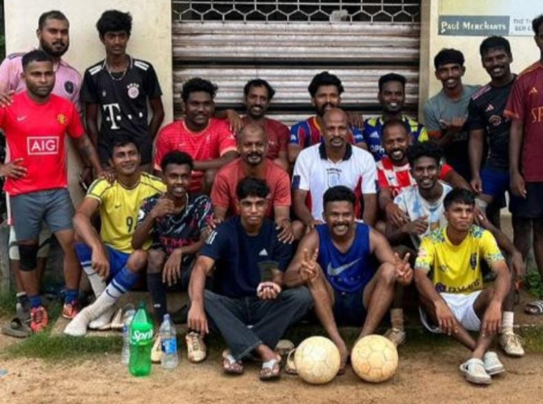 തൈകാട്ടുശ്ശേരിയിലെ യുവാക്കൾക്ക് ലഹരി മിശിഹയുടെ  കാൽപന്തുകളി